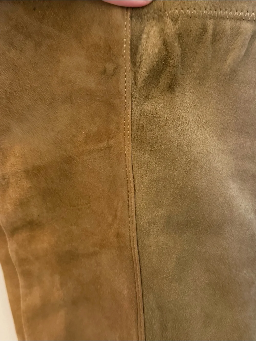 Rebecca Minkoff Tan Suede Fringe Over-the-Knee Boots